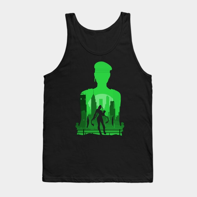 Cammy White *Negative Illusion* Tank Top by MyRetroArt